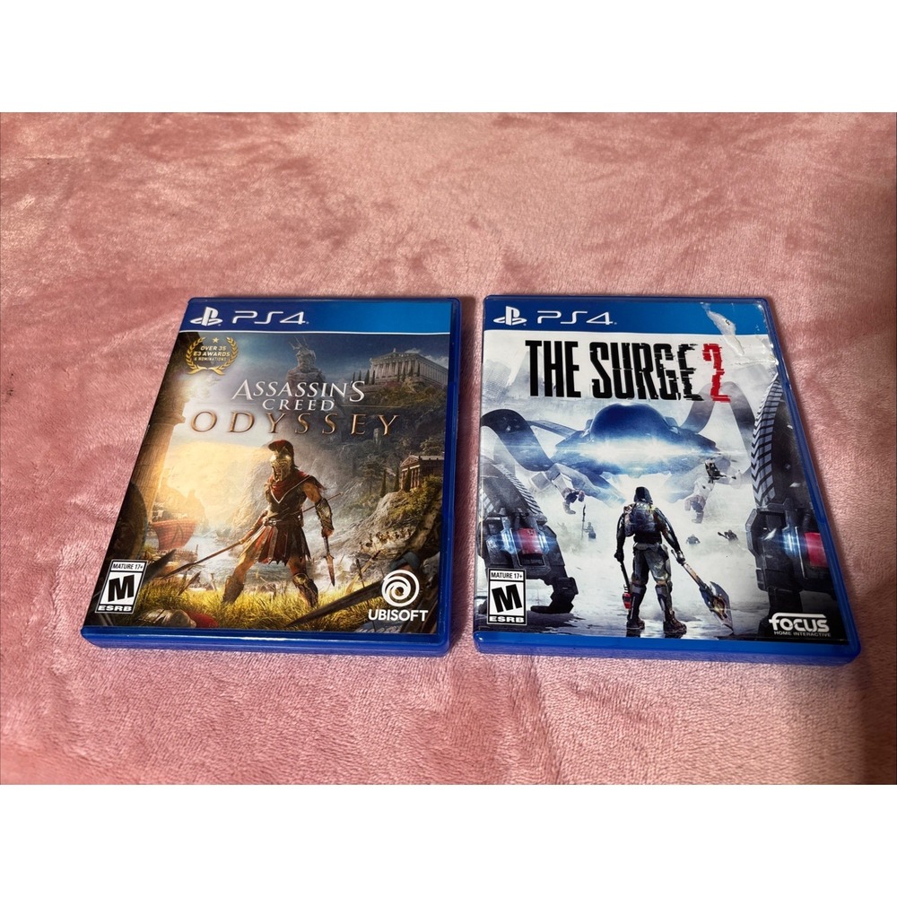 Assassin's Creed Odyssey And The Surge 2 Ps4 Lot Of 2 Games